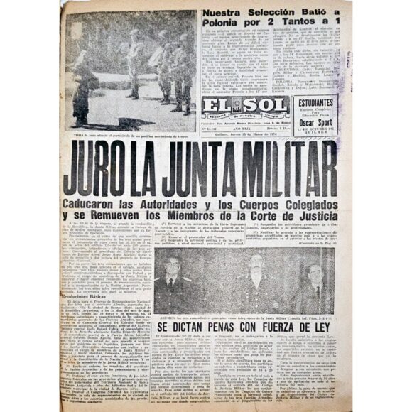 Día Nacional de la Memoria por la Verdad y la Justicia: 1976 – 2026 Día Nacional de la Memoria por la Verdad y la Justicia: 1976 – 2026